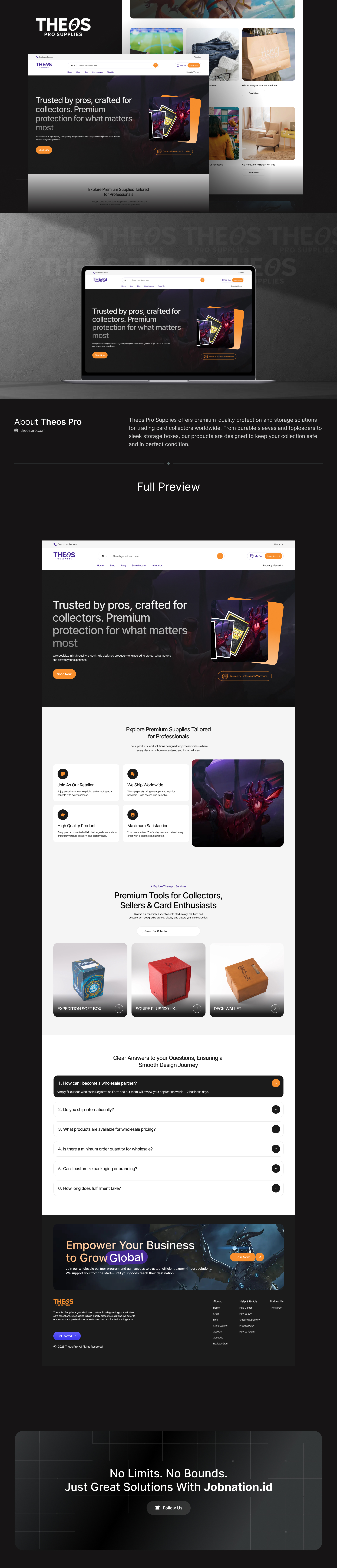 Preview Proyek Theos Pro Supplies