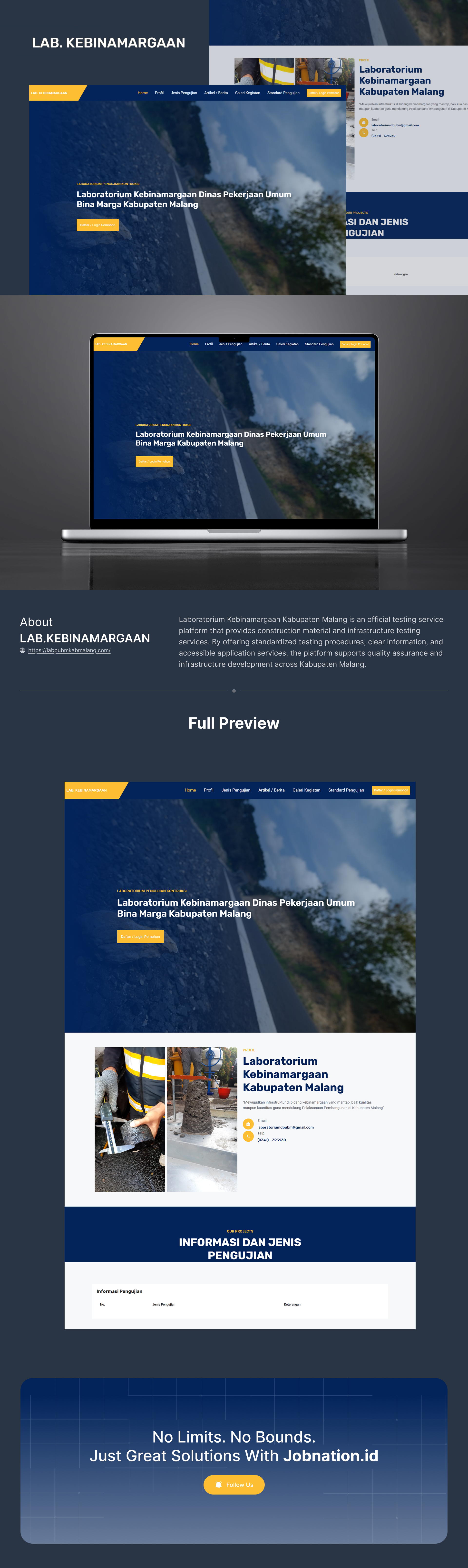 Preview Proyek Lab PUBM Kab. Malang